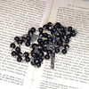 CHAPELET EN PIERRE DE SHUNGITE "LE SHUNGA"