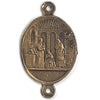 CHAPELET DE NOTRE DAME DES 7 DOULEURS EN BUIS TEINTE
