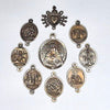 CHAPELET DE NOTRE DAME DES 7 DOULEURS EN BUIS TEINTE
