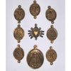 CHAPELET DE NOTRE DAME DES 7 DOULEURS EN BUIS TEINTE