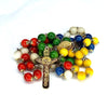 CHAPELET DU MISSIONNAIRE EN IVOIRE VÉGÉTAL (TAGUA) "MISSIONARIUS"