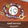 BRACELET DIZAINIER "OramusTe" EN AMÉTHYSTE