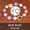 BRACELET DIZAINIER "OramusTe" EN JADE (Rose)