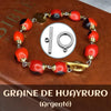 BRACELET DIZAINIER "OramusTe" EN GRAINE DE HUAYRURO