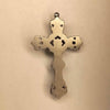 CROIX DE CHAPELET "FLEURS DE LYS" (INOX)