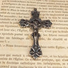 CROIX DE CHAPELET "FLEURS DE LYS" (INOX)