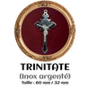 CROIX DE CHAPELET "TRINITATE" (INOX)