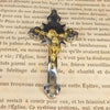 CROIX DE CHAPELET "TRINITATE" (INOX)