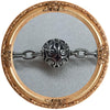 CHAPELET ARGENT MASSIF / SAPHIR "L'ARGENTISSIMO"