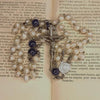 CHAPELET LAURENÇON en Perles de Culture Irrégulière et Saphir (Perle N°34 et N°3) "LE MARGARITA"