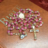 CHAPELET COLLIER TOUR DE COU EN RUBIS "LE RUBISIUM"