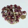 CHAPELET COLLIER TOUR DE COU EN RUBIS "LE RUBISIUM"