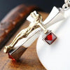 CHAPELET COLLIER TOUR DE COU EN RUBIS "LE RUBISIUM"