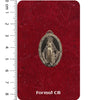 MÉDAILLE MIRACULEUSE EN ACIER INOXYDABLE BICOLORE 30X20MM