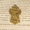 CROIX MÉDAILLE SAINT MICHEL INOX ARGENTÉ