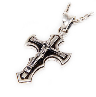 LA CHEVALIER ROSARY CROSS (SOLID SILVER)