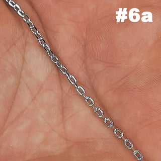 CUSTOMIZABLE UNBREAKABLE 316L STAINLESS STEEL NECKLACE CHAIN