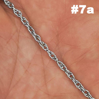 CUSTOMIZABLE UNBREAKABLE 316L STAINLESS STEEL NECKLACE CHAIN
