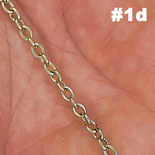 CUSTOMIZABLE UNBREAKABLE 316L STAINLESS STEEL NECKLACE CHAIN