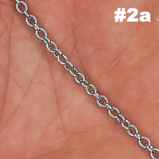 CUSTOMIZABLE UNBREAKABLE 316L STAINLESS STEEL NECKLACE CHAIN