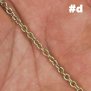 CUSTOMIZABLE UNBREAKABLE 316L STAINLESS STEEL NECKLACE CHAIN