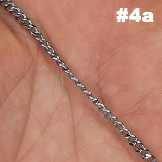CUSTOMIZABLE UNBREAKABLE 316L STAINLESS STEEL NECKLACE CHAIN