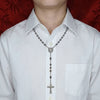 GOLD/SILVER PLATED STAINLESS STEEL ROSARY "L'INOXIDIUM"