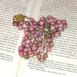 RHODONITE ROSARY RHODONITE