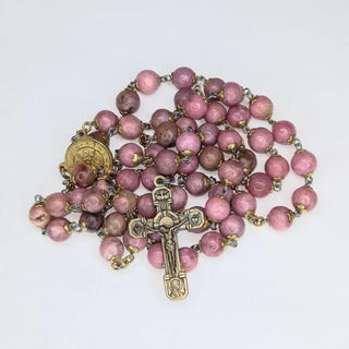 RHODONITE ROSARY RHODONITE