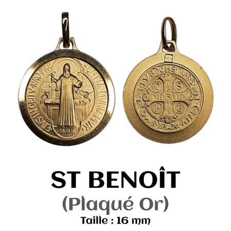 MÉDAILLES EN PLAQUÉ OR