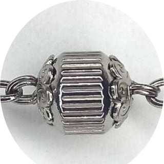 ARMORED STAINLESS STEEL ROSARY AND VIRILEM SWORD CROSS