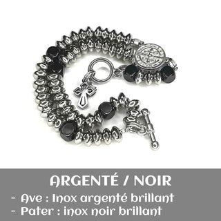 LE ROSARMY® ENFANT (ARGENTÉ / NOIR)