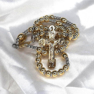 CHAPELET DE COMBAT EN INOX ET LAITON