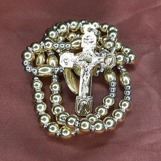 CHAPELET DE COMBAT EN INOX ET LAITON