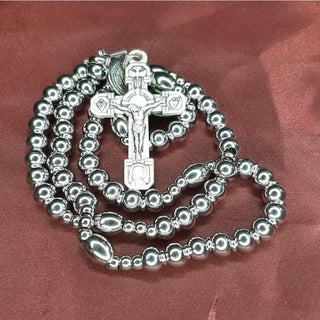 CHAPELET DE COMBAT EN INOX ET LAITON