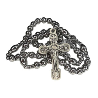 CHAPELET DE COMBAT EN INOX ET LAITON