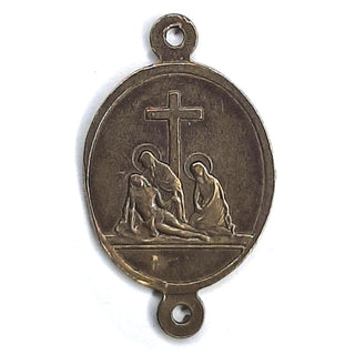 CHAPELET DE NOTRE DAME DES 7 DOULEURS EN IVOIRE VÉGÉTAL (TAGUA)