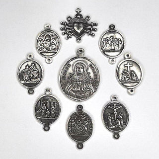 Chapelet Notre-Dame des 7 Douleurs en Rubis – 7 septaines
