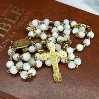 CHAPELET NACRE (COQUILLAGE TROCHUS) LE COMMUNICANDO