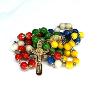 CHAPELET DU MISSIONNAIRE EN IVOIRE VÉGÉTAL (TAGUA) MISSIONARIUS