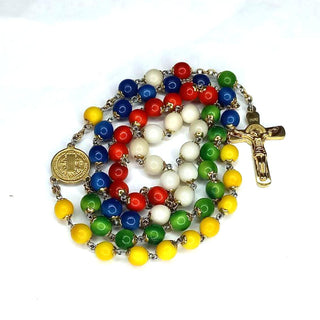 CHAPELET DU MISSIONNAIRE EN IVOIRE VÉGÉTAL (TAGUA) MISSIONARIUS