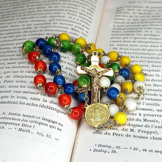 CHAPELET DU MISSIONNAIRE EN IVOIRE VÉGÉTAL (TAGUA) MISSIONARIUS
