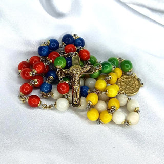 CHAPELET DU MISSIONNAIRE EN IVOIRE VÉGÉTAL (TAGUA) MISSIONARIUS