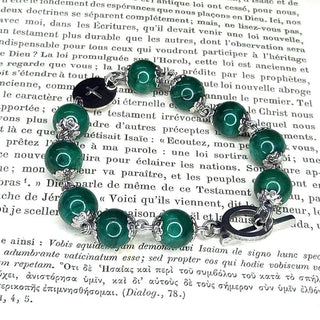 BRACELET DIZAINIER ORAMUSTE CHLORITE (Vert Émeraude)