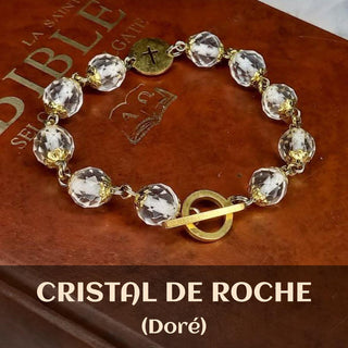 BRACELET DIZAINIER ORAMUSTE EN CRISTAL DE ROCHE