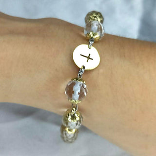 PULSERA DECENARIO ORAMUSTE EN CRISTAL DE ROCA