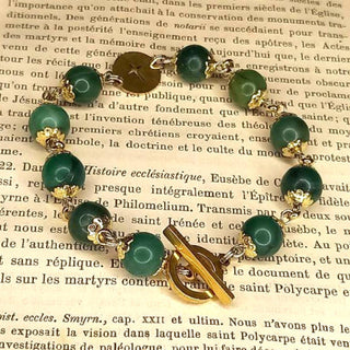 BRACELET DIZAINIER ORAMUSTE EN JADE (Vert)