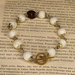 BRACELET DIZAINIER ORAMUSTE EN NACRE (Coquillage Trochus)