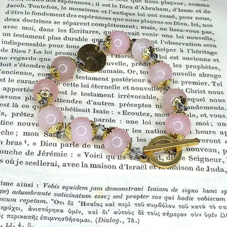 BRACELET DIZAINIER ORAMUSTE EN QUARTZ (Rose)