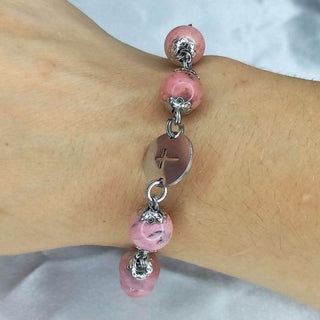 BRACELET DIZAINIER ORAMUSTE EN RHODONITE